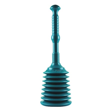 Surface Drain Plunger, Rubber, 6" Cup dia.