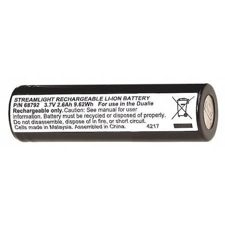 Rechrg Batt Pack, Lith-Ion, 2600mAh, Strmlt