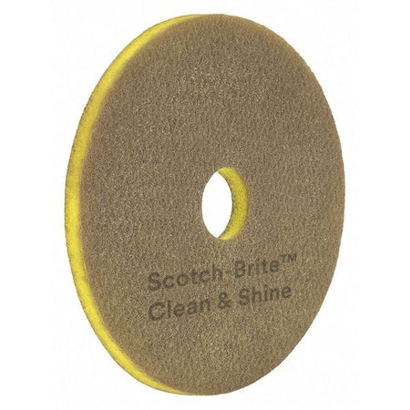 Scrubbing Pad, Yellow, Size 22", PK5
