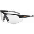 SKOLL, Safety Glasses, Uncoated, Indoor/Outdoor Lens, Matte Black Frame, Half-Frame