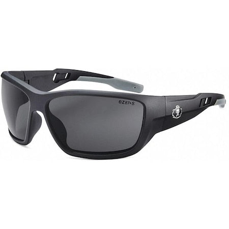 BALDR, Safety Glasses, Anti-Fog, Smoke Lens, Black Frame, Full-Frame