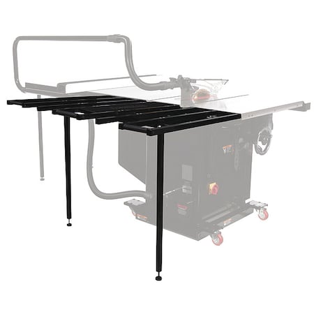 Folding Outfeed Table, Steel, 31-3/4" W