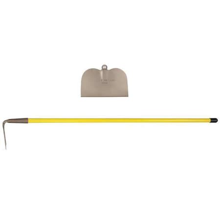 Garden/Mixing Hoe, 8 x 8 In., 55 In. L