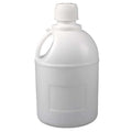 Carboy, 20 L Capacity - mL, 5 gal Capacity - oz, Screw On Closure, HDPE, Blow Molded Handle, White