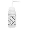 Wash Bottle, Std Spout, Write-On, PK6