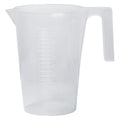 Pitcher, Polypropylene, Tall Form with Handle, 1 L / 33.81 fl oz Capacity, Not Rated Not Applicable