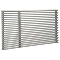 Grille, 4 in H, Aluminum