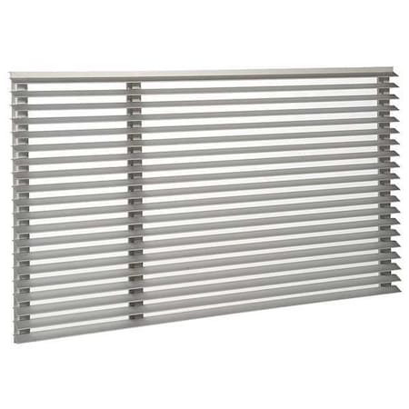 Grille, 4 in H, Aluminum