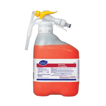 Sanitizer Concentrate, 5L Hose End Sprayer, Unscented