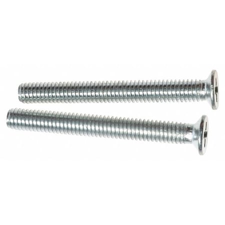 Cross Slot Machine Screw, 2 PK