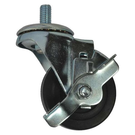 Swivel Caster with Brake, 3 In