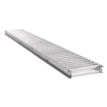 Flow Rack Conveyor, Roller Type, 5 ft 9 in L, 6 in W, 50 lb/ft Max Load Capacity