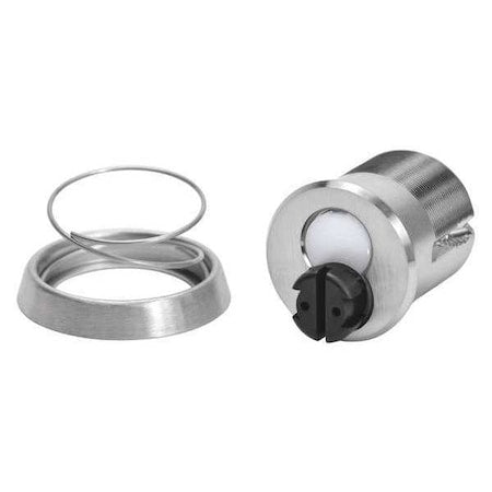 Mortise Cylinder Shell, Satin Chrome