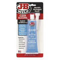 Silicone Adhesive Sealant, 3 oz, Tube, Clear, Silicone Base