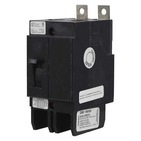 Miniature Circuit Breaker, GHB Series, 15A, 2 Pole, 277/480V AC, 14kA at 277/480V AC