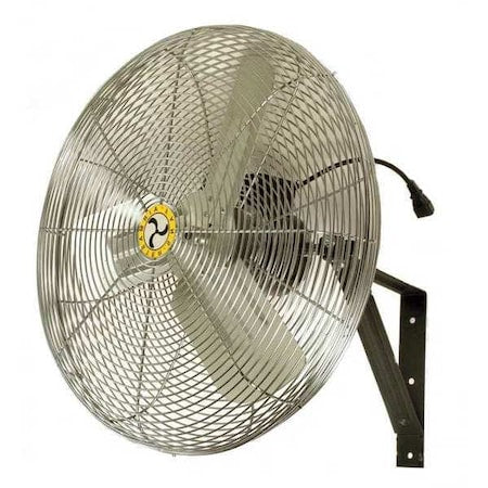 Standard Duty Air Circulator, Ceiling, Wall Mount, 24 in Blade Dia, 115V, 2,460/3,460/4,400 cfm