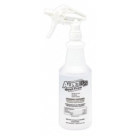 Trigger Spray Bottle, 32 oz., Clear, PK12