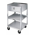 Stainless Steel Equipment Stand, 1 Drawer, 3 Shelves-300 lb Capacity