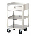 Stainless Steel Equipment Stand, 1 Drawer, 3 Shelves-500 lb Capacity