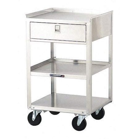 Stainless Steel Equipment Stand, 1 Drawer, 3 Shelves-500 lb Capacity