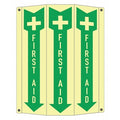 First Aid, 10 in x 8 1/4 in, Tri-Bend, Aluminum, LCTB-0019-GA_2.67x12