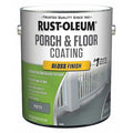 1 gal Floor Coating, Gloss Finish, Pewter, Water Base