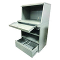 Computer Enclosure, 35" Overall W., Steel