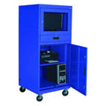 Mobile Computer Cabinet, 30" Overall W.