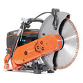 14" Concrete Power Cutter/Saw, 5" Cut Depth, Wet/Dry, 5.0hp 2-Cycle
