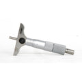 Depth Micrometer, 4" L Base, Flat Anvil