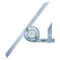 Protractor, 3-3/8" L, LCD, Stainless steel