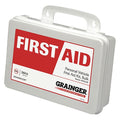 First Aid Kit and Housing, Plastic 91 Components, 10 People Served