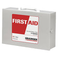 First Aid Kit and Housing, Metal 563 Components, 100 People Served