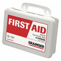 First Aid Kit and Housing, Plastic 96 Components, 25 People Served