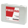First Aid Kit and Housing, Metal 218 Components, 75 People Served