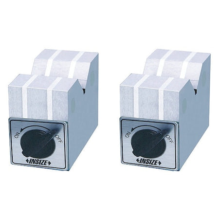 Magnetic V-Block Set, V Block Shape, Steel