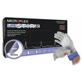 LSE-104, Disposable Gloves, 5.5 mil Palm, Nitrile, Powder-Free, 2XL (10 1/2), 100 PK, Blue/White