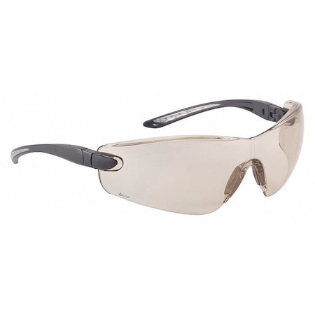 Cobra, Safety Glasses, Anti-Fog & Anti-Scratch, CSP Lens, Black/Gray Frame, Frameless