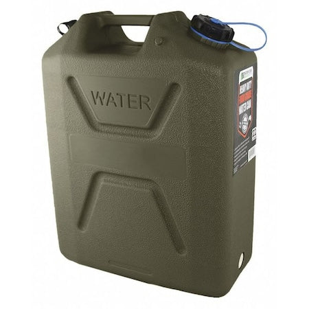 Water Container, 5 gal., Green, 18-1/4" H