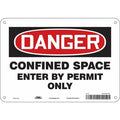 Safety Sign, 7 in Height, 10 in Width, Fiberglass, Vertical Rectangle, English, 465K34