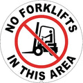 Anti-Slip Floor Sign, 17 in H, 17 in W, Vinyl, Circle, English, FS-17-108