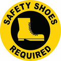 Anti-Slip Floor Sign, 17 in H, 17 in W, Vinyl, Circle, English, FS-17-112