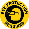 Anti-Slip Floor Sign, 17 in H, 17 in W, Vinyl, Circle, English, FS-17-114