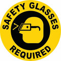 Anti-Slip Floor Sign, 17 in H, 17 in W, Vinyl, Circle, English, FS-17-116