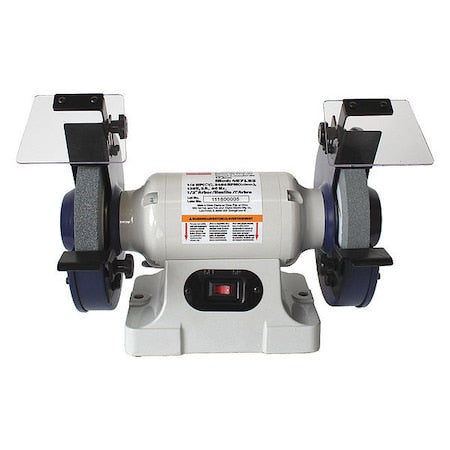 Bench Grinder, 7 in Max. Wheel Dia, 36/60 Grinding Wheel Grit