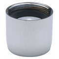 1 gpm Aerator, 3/4-27" Thread Size, Chrome, Brass