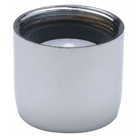 1 gpm Aerator, 3/4-27" Thread Size, Chrome, Brass