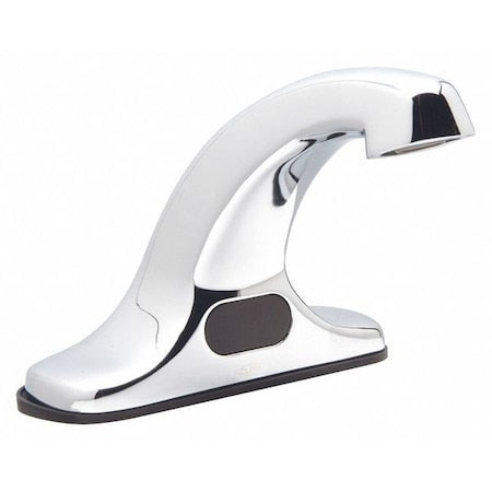 Sensor 4" Mount, 3 Hole Mid Arc Bathroom Faucet, Chrome plated