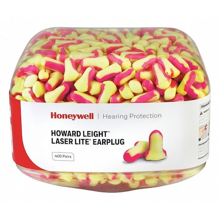 HL400 Earplug Dispenser, Foam, Contoured-T, 32 dB NRR, Uncorded, 800 Pairs Per Pkg