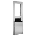 enMotion(R) Flex 7 gal Rectangular Trash Can, Silver, None, Stainless Steel, 17 1/4 in